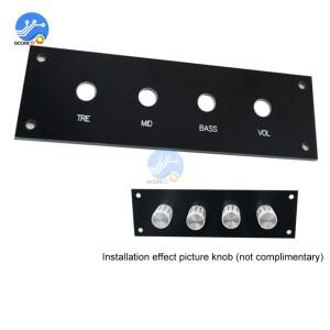 11.9x3.6cm RCA 터미널 벽 패널 플레이트 입력 포노 섀시 소켓 NE5532 액티브 톤 보드 컴패니언 용 오디오