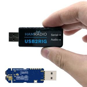 USB2RIG 라디오 USB 사운드 카드 커넥터 지원 PTT(VOX 제어 포함) 어댑터 Kenwood 호환 YAESU ICOM용 오디