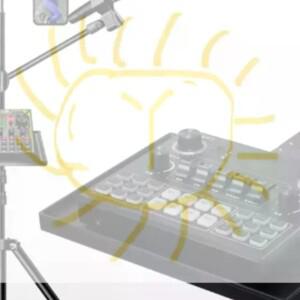 범용 사운드 카드 트레이 마이크 스탠드 클립 삼각대 브래킷 라이브 방송 랙