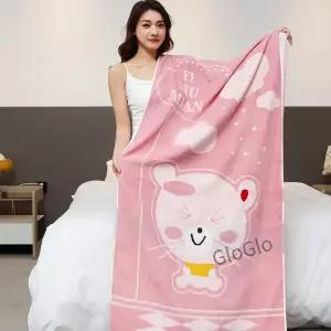 목욕 타월은 확대되고 두꺼워졌으며 빠른 건조 순면 올 코튼 흡수성 남녀공용 가정용 성인용입니다.
