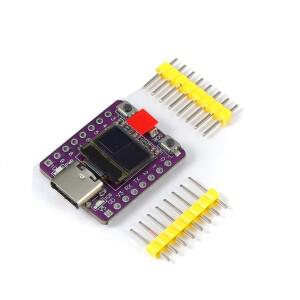 ESP32-C3 OLED 개발 보드 0.42인치 모듈 세라믹 안테나 탑재 슈퍼미니 WiFi 블루투스 지원