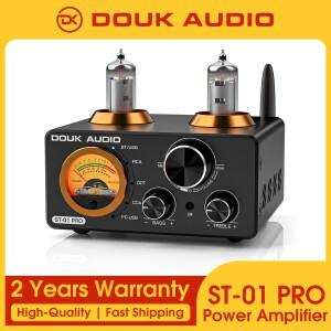 Douk Audi 호환o-HiFi 진공관 전력 증폭기 블루투스 5.0 스테레오 수신기 USB DAC 동축/OPT 디지털 오디오