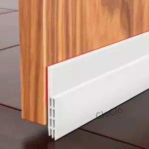 1M-2M-3M 도어 하단 씰링 스트립 방풍 먼지 가드 비 Weatherstrip 소음 감소 절연체 실러 홈 하드웨어