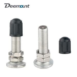 Deemount Dunlop 호환 밸브 풍선 노즐 (Schrader 5V1 포함) MTB 도로 자전거 스레드 8CV 휠 교체 우드 타이