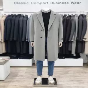 구스다운 패딩 안감 핸드메이드 롱코트 LCMWD01200 DG1403099
