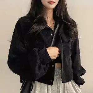 청자켓 골덴 카라 재킷 셔츠겸용 클래식 밑단스트링 패셔너블