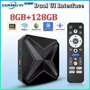 2026 신형 스마트 TV 박스 Q1NI+ 듀얼 UI 인터페이스 안 16 RK 3518 어시스턴트 HD 8K 비디오 미디어