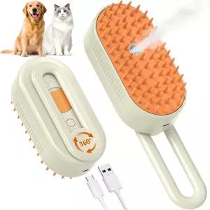 고양이 스팀 브러쉬 4in1 털 제거 빗 털갈기 도구