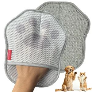 반려동물 정전기 털 제거 장갑 강아지 고양이 털갈이 브러쉬