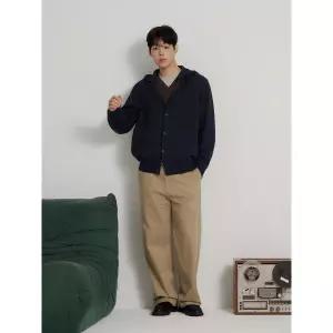 [백화점정품] 빈폴 BEANPOLE MEN 후드 레이어드 가디건 카디건 - 네이비 BC695AC05