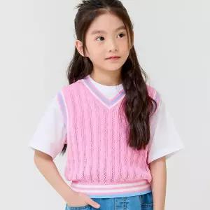 (스타필드 수원점)(스타일노리터) 케이블 니트 베스트