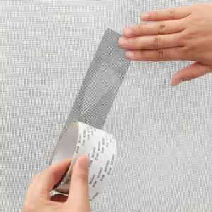(5cm X 2M) 잘라쓰는 롤타입 방충망 보수 테이프 2p세트(5cmx2M) (그레이) /방충망보수시트/방충망테이프/