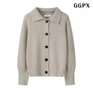 카라넥 퍼프 소매 비스코스 니트 가디건 (GOCCK010D)