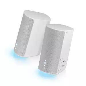 게이밍스피커 브리츠 2채널 게이밍 PC 노트북 스피커 화이트 led스피커 2채널스피커