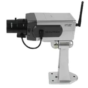 자동회전 모형CCTV LED경고장치 실내외방범 가짜카메라