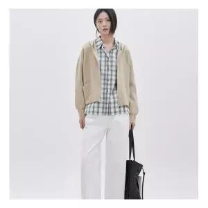 쥬크 ZOOC 울 블렌디드 후드 집업 가디건_Z261KSL002 1127611