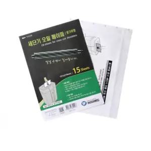 소담픽 문서세단기 오일 페이퍼 15매입 기름종이