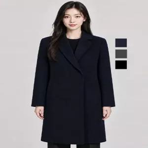 [뱅뱅]여성 울 브렌드 테일러드 싱글 코트(NHJ601)