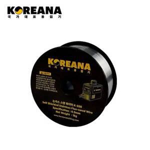 코리아나 K-308 스텐용 논가스 와이어 0.9mm 1kg MIG100D용