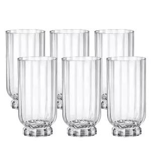 아트박스/서울리빙 보르미올리 글라스 유리컵 플로리안 베버리지 430ml 6P