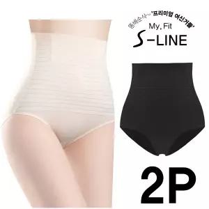 [보리보리/마이핏]쿨링 뱃살 힙업 무봉제 복대 보정팬티 2종세트