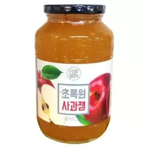 테온셀 초록원 사과잼 1kg 대용량 과일잼 샌드위치 토스트 요거트 토핑용