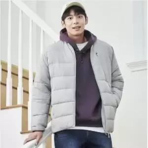 공용 사선포켓 라운드넥 경량 점퍼(CUL812)-KG