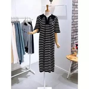 [NS홈쇼핑][레코브]카라넥 단가라 니트원피스(LC31F5KO501X)[35767412]
