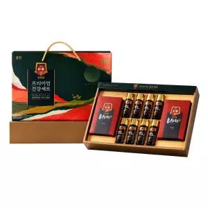 장쾌삼 프리미엄 건강세트 (산삼배양근 50ml x 8병 + 홍삼력 70ml x 10포)