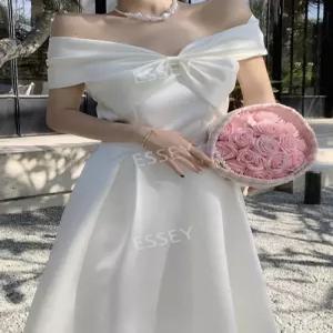 야외촬영드레스 칵테일 스몰웨딩 셀프드레스 드레스 야외스냅 파티