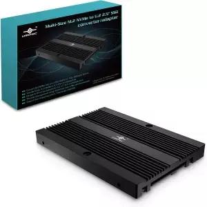 Vantec Multi-Size M.2 NVMe to U.2 SFF-8639 2.5인치 SSD 어댑터 MRK-NVM2U2-BK U.2로 변환 SATA 미지원