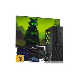 Dell 리퍼제품 데스크탑 PC 게임 번들 - Core i5 16GB RAM 1TB SSD 27인치 모니터 GT 730 AI 강화 코필로트
