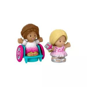 Fisher-Price Little People 유아 장난감 바비 파티 피규어 유치원을위한 2 명의 캐릭터 세트 플레이 어린