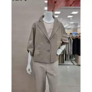 한정수량 [아이잗바바] 오버핏 린넨 턱 슬리브 재킷 BS4B0JK621 2856365