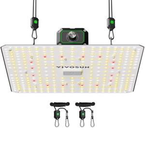 VIVOSUN LUMALIGHT 100W LED 성장등 풀 스펙트럼 식물용 조명 | 스마트 디밍 및 높은 PPFD로 실내 식물 묘목과 채소 개화에 적합 2 2 / 2 4 성장 텐트에 장착 가능