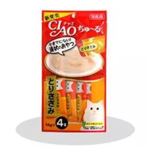 고양이 습식 간식 닭가슴살 4개입 1P 파우치 스틱