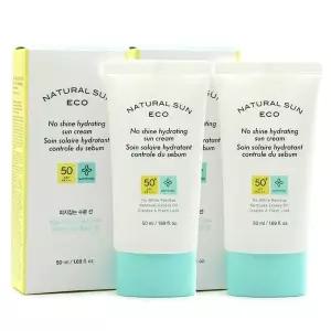 [더페이스샵] 내추럴선 에코 피지잡는 수분 선 50ml+50ml[36212691]