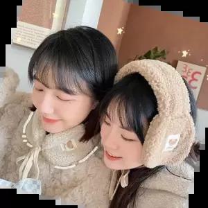 털귀마개 뽀글이 귀도리 넥워머 귀마개 겨울귀마개 3color