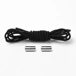 이시아르 신발끈 편리한 탈부착 신축성 검정색 결속기 풀림 방지 묶는 법 밴드 컬러 길이 재