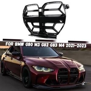 [호환품]BMW 호환 G80 M3 G82 G83 M4  용 프론트 범퍼 그릴 메쉬 CSL 스타일 글로스 블랙 레이싱