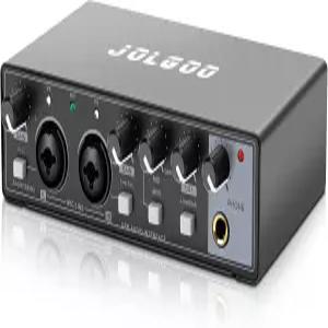 음악 녹음을 위한 USB 오디오 인터페이스 24비트/192kHz PC Mac 및 스마트폰용 플러그 앤 플레이 - 저지연
