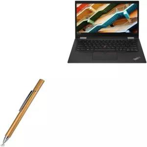 Lenovo ThinkPad X13 요가와 호환되는 BoxWave 스타일러스 펜 - FineTouch 정전식 초정밀 샴페인 골드
