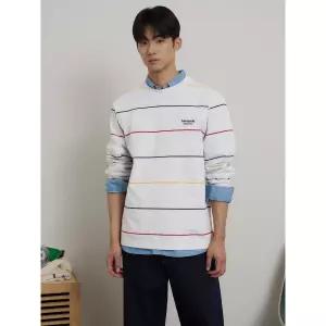 [백화점정품] 빈폴 BEANPOLE MEN 헤리티지클럽 멀티 스트라이프 티셔츠 - 그레