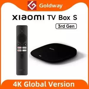 글로벌 버전 TV BOX S 3RD GEN 4K UHD 블루투스 5.2 WIFI6 2GB 어시스턴트 스마트 미디어 컨트롤
