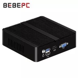 BEBEPC 미니 PC 인텔 셀러론 N2830 X30-4LAN 8G DDR3 128G SSD 윈도우10 지원