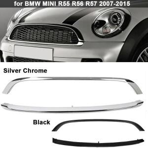 [호환품]BMW 호환 Mini 호환 Cooper R55 R56 R57 2007-용 자동차 앞 범퍼 그릴  스트립 크롬 도금/블랙