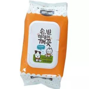 (올핀)에티펫 손발엉덩이 티슈 100매 반려동물용품
