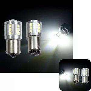 뮤 하이파워 플렉시블 자동차튜브 12V-24V겸용싱글 닝 더블전구 21발 화이트LED