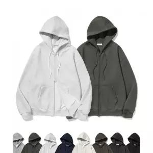BRENSON 코어드 루즈핏 2Way 후드집업 ( 8Color )