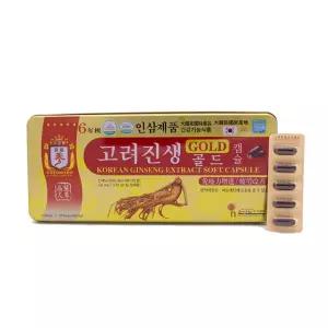 국산 6년근 고려 진생 골드 인삼 캡슐 830g X 120캡슐
